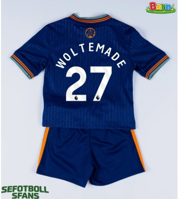 Newcastle United Nick Woltemade #27 Tredjeställ Barn 2025-26 Kortärmad (+ Korta byxor)